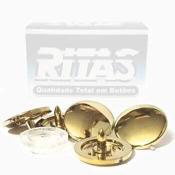 Botão de Pressão Ritas Nº 12 Caixa C/ 200 Unidades